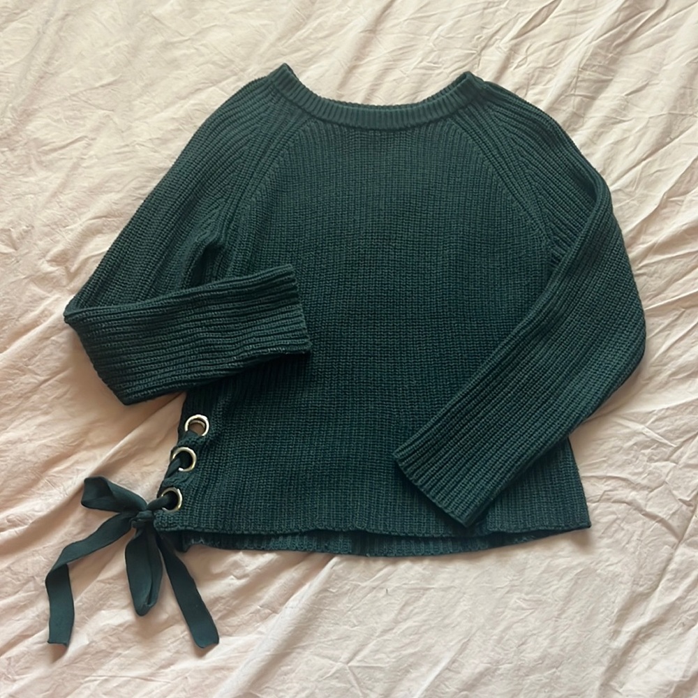 Kut From The Kloth Green Knitted Sweater; Size S